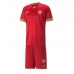 Cheap Serbia Home Football Kit Children World Cup 2022 Short Sleeve (+ pants)